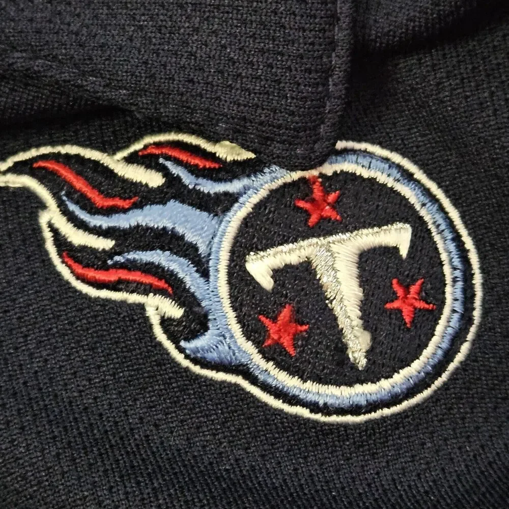 Reebok‎ NFL Tennessee Titans Polo Team PlayDry Performance Shirt Navy XL